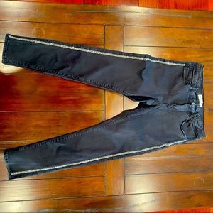 Zara kids bedazzled skinny black jeans
